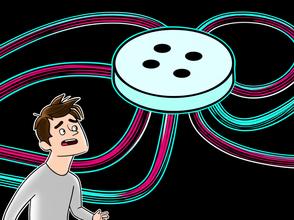 When buttons grow tentacles