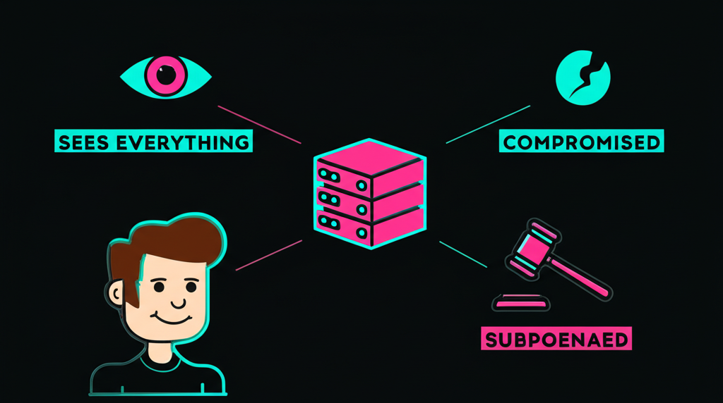 The problem with central servers